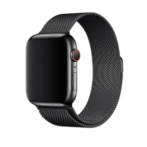 Ремінець iLoungeMax Milanese Loop Black для Apple Watch Ultra 49mm | 45mm | 44mm | 42mm