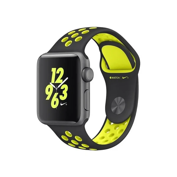 Ремінець iLoungeMax Nike Sport Band Black | Volt для Apple Watch Ultra 49mm | 45mm | 44mm | 42mm  OEM у Вінниці