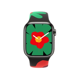 Ремешок Apple Black Unity Bloom Sport Band (MW4U3) для Apple Watch 41mm | 40mm | 38mm Размер S/M - Фото 2