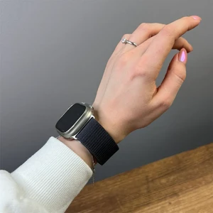 Ремешок iLoungeMax Alpine Loop Blue для Apple Watch Ultra 49mm 45mm | 44mm | 42mm - Фото 3