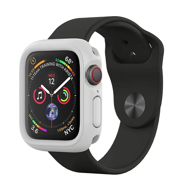 Протиударний чохол RhinoShield CrashGuard NX White для Apple Watch 44mm SE 2 | SE | 6 | 5 | 4