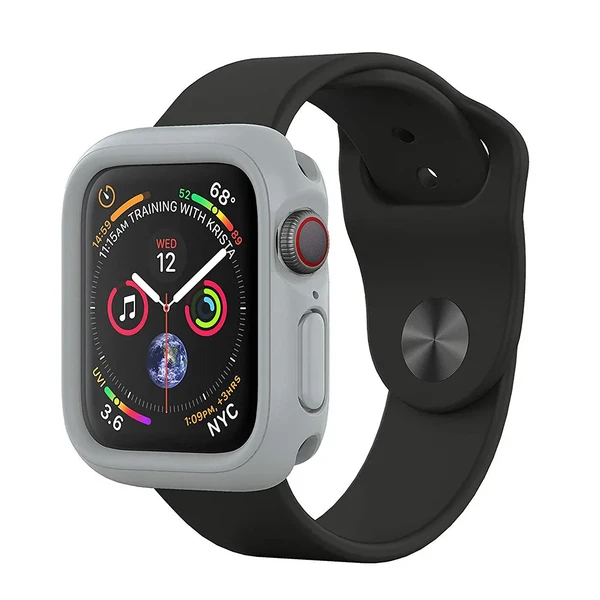Протиударний чохол RhinoShield CrashGuard NX Gray для Apple Watch 44mm SE 2 | SE | 6 | 5 | 4