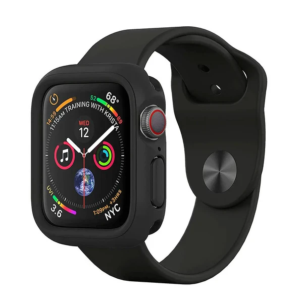 Протиударний чохол RhinoShield CrashGuard NX Black для Apple Watch 44mm SE 2 | SE | 6 | 5 | 4