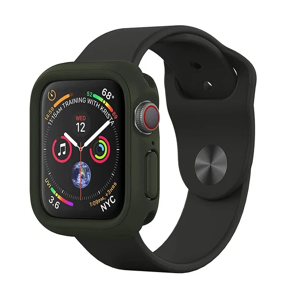 Протиударний чохол RhinoShield CrashGuard NX Green для Apple Watch 44mm SE 2 | SE | 6 | 5 | 4