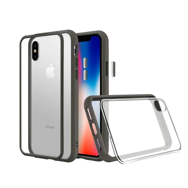 Протиударний чохол-бампер RhinoShield Mod NX Graphite для iPhone XS Max у Луцьку