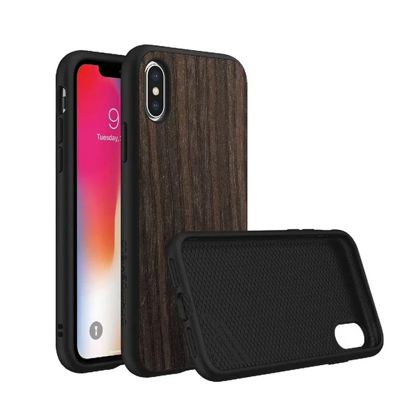Протиударний чохол RhinoShield SolidSuit Black Oak для iPhone X | XS