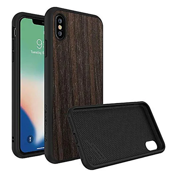 Протиударний чохол RhinoShield SolidSuit Black Oak для iPhone XS Max