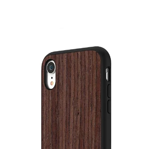 Противоударный чехол RhinoShield SolidSuit Dark Walnut для iPhone XR - Фото 2