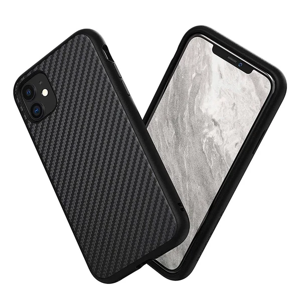 Протиударний чохол RhinoShield SolidSuit Carbon Fiber Black для iPhone 11