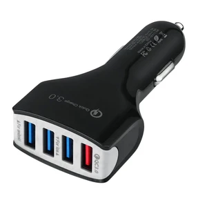 Автомобильное зарядное устройство iLoungeMax Robotsky Fast Charger Black Quick Charge 3.0 - Фото 2