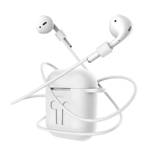 Силіконовий чохол ROCK Carrying Case White для Apple AirPods - Фото 2