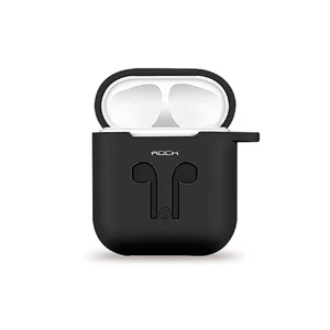Силіконовий чохол ROCK Carrying Case Black для Apple AirPods - Фото 2