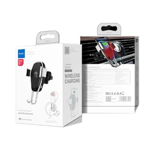 Беспроводной автодержатель с автоматическим зажимом ROCK Air Vent Car Mount Version A 10W - Фото 5
