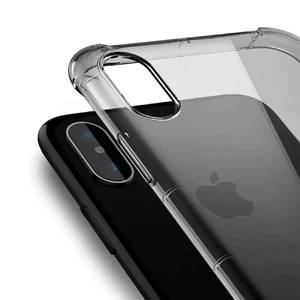 Прозорий чохол ROCK Fence S Series Transparent Black для iPhone X | XS - Фото 3