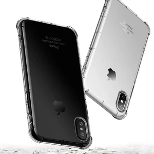 Прозорий чохол ROCK Fence S Series Transparent Black для iPhone X | XS - Фото 5
