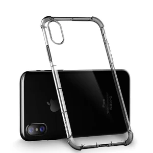 Прозорий чохол ROCK Fence S Series Transparent Black для iPhone X | XS - Фото 2