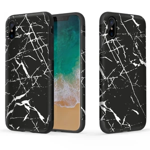 Чохол-накладка ROCK Origin Series (Grained) Black Marble для iPhone X | XS - Фото 2