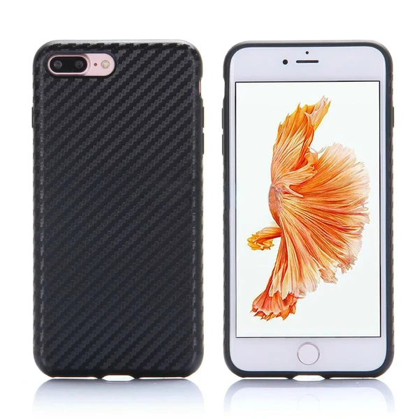 Карбоновий чохол ROCK Origin Series (Textured) Black для iPhone 7 Plus | 8 Plus