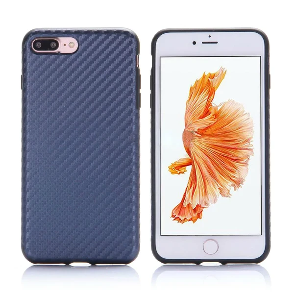 Карбоновий чохол ROCK Origin Series (Textured) Blue для iPhone 7 Plus | 8 Plus в Запоріжжі