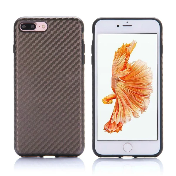 Карбоновий чохол ROCK Origin Series (Textured) Brown для iPhone 7 Plus | 8 Plus в Запоріжжі