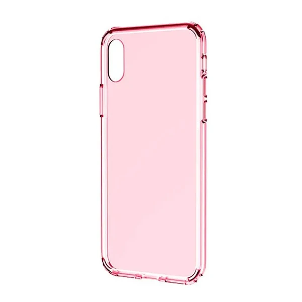 Пластиковый чехол ROCK Pure Series Transparent Pink для iPhone X | XS в Запорожье