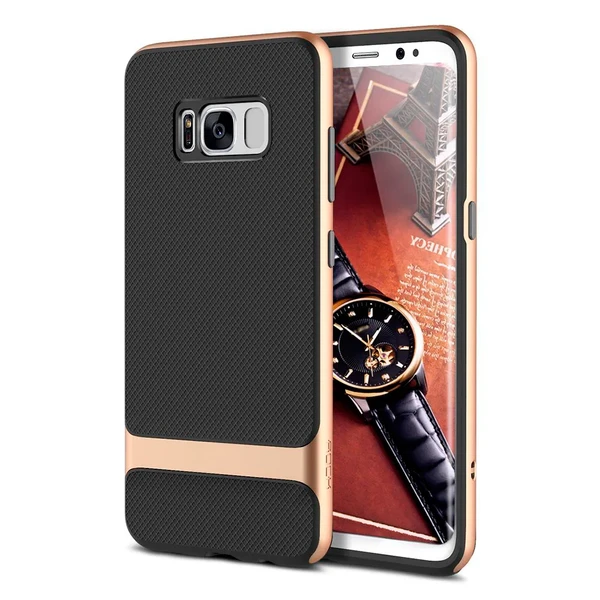 Чохол-накладка ROCK Royce Series Champagne Gold | Black для Samsung Galaxy S8