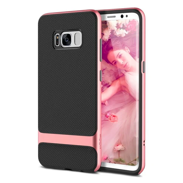 Чохол-накладка ROCK Royce Series Rose Gold | Black для Samsung Galaxy S8