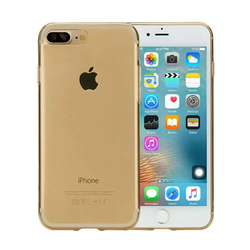 Чохол ROCK Ultrathin TPU Slim Jacket Transparent Gold для iPhone 7 Plus | 8 Plus