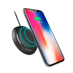 Бездротовий зарядний пристрій ROCK W5 Wireless Charger Black DT-610 - Фото 3