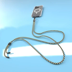 Ремешок Casexy Crossbody Strap Желто-синий для iPhone - Фото 4