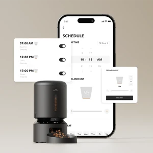 Умная кормушка PETLIBRO Granary Camera Monitoring Feeder 5L White для собак и кошек с камерой наблюдения и автоматическим дозатором - Фото 5