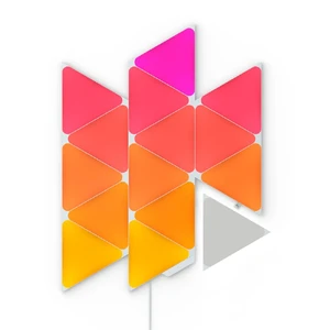 Умная система освещения Nanoleaf Shapes Triangles Starter Kit Apple HomeKit (15 модулей) NL47-6002TW-15PK - Фото 1