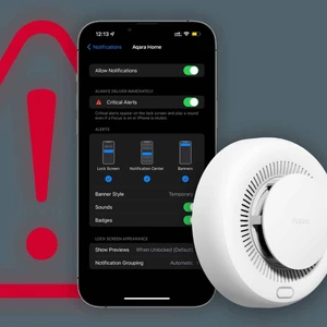 Розумний датчик диму Aqara Smart Smoke Detector з вбудованою сигналізацією та підтримкою Apple HomeKit - Фото 5