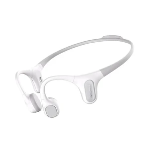 Навушники безпровідні Bluetooth для спорту кісткові Mojawa Run Plus White, IP68, з вбудованою памʼяттю 32 ГБ