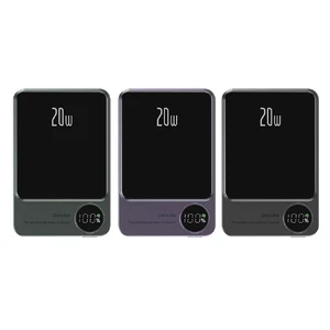 Повербанк iLoungeMax MagSafe PowerBank 20W Ultra Slim 5000mAh Purple для iPhone - Фото 2