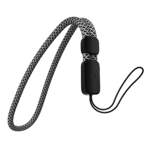 Универсальный ремешок для AirPods Pro 2 и телефона | Spigen Universal Wrist Strap Black AFA03431 - Фото 1