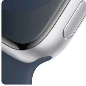 Смарт-годинник Apple Watch Series 9 GPS + Cellular 41mm Silver Aluminium Case з Storm Blue Sport Band (MRHV3) - Фото 4