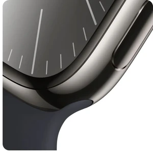 Смарт-годинник Apple Watch Series 9 GPS + Cellular 45mm Graphite Stainless Steel Case з Midnight Sport Band (MRMW3) - Фото 4