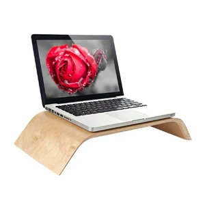 Універсальна дерев'яна підставка SAMDI Monitor Stand White Birch для MacBook | монітора - Фото 6