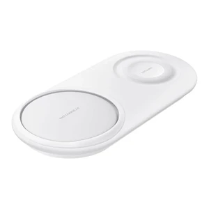 Быстрая беспроводная зарядка Samsung Duo Pad White 15W - Фото 2