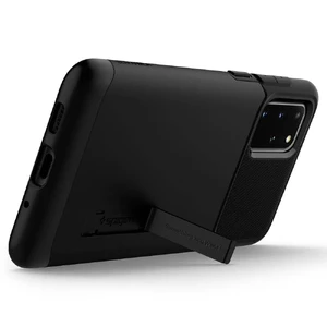 Черный защитный чехол для Samsung Galaxy S20+ Spigen Slim Armor Black - Фото 2