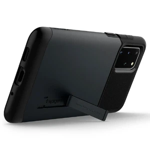 Серый защитный чехол для Samsung Galaxy S20+ Spigen Slim Armor Metal Slate - Фото 2