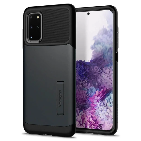 Сірий захисний чохол для Samsung Galaxy S20 + Spigen Slim Armor Metal Slate