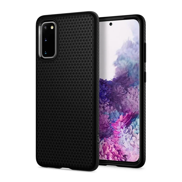Чохол для Samsung Galaxy S20 Spigen Liquid Air Matte Black
