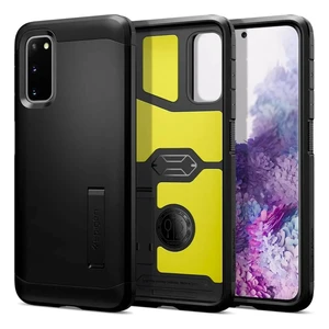 Протиударний чохол Spigen Tough Armor Black для Samsung Galaxy S20 ACS00794 - Фото 1