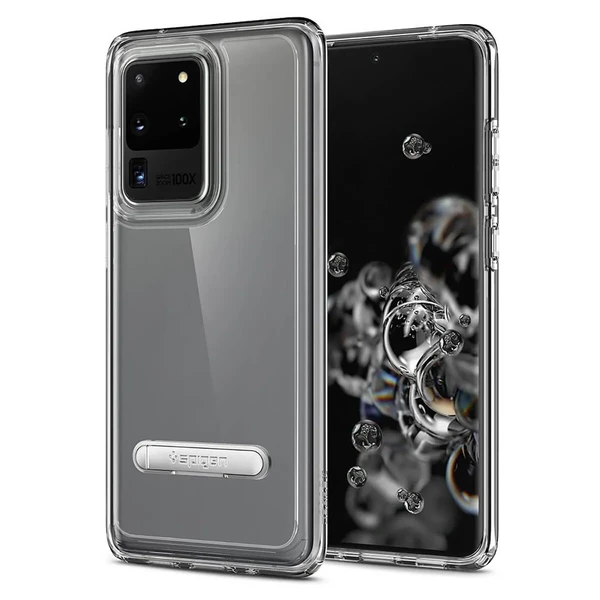 Захисний чохол-підставка Spigen для Samsung Galaxy S20 Ultra Case Ultra Hybrid S