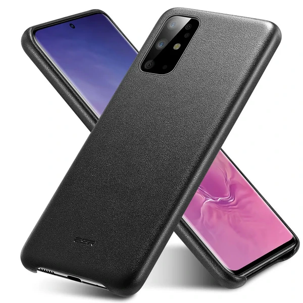Чорний шкіряний чохол ESR Metro Premium Leather для Samsung Galaxy S20 Ultra