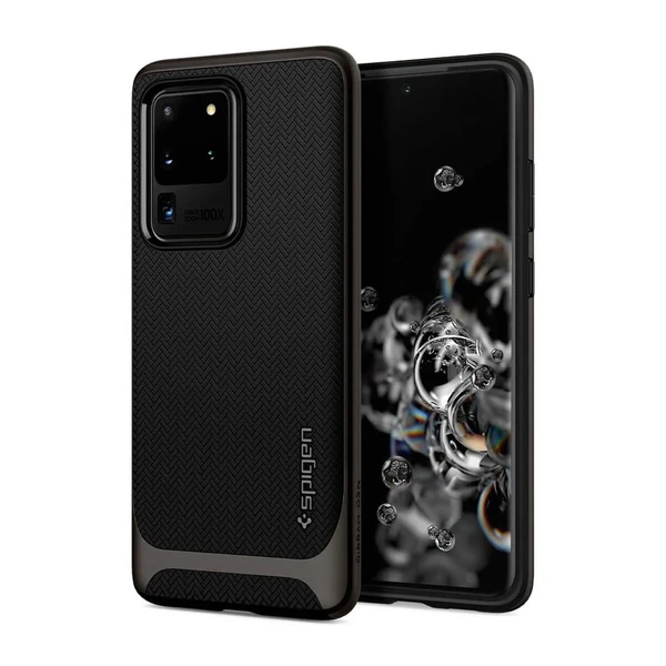 Протиударний чохол для Samsung Galaxy S20 Ultra Spigen Neo Hybrid Gunmetal у Кропивницькому