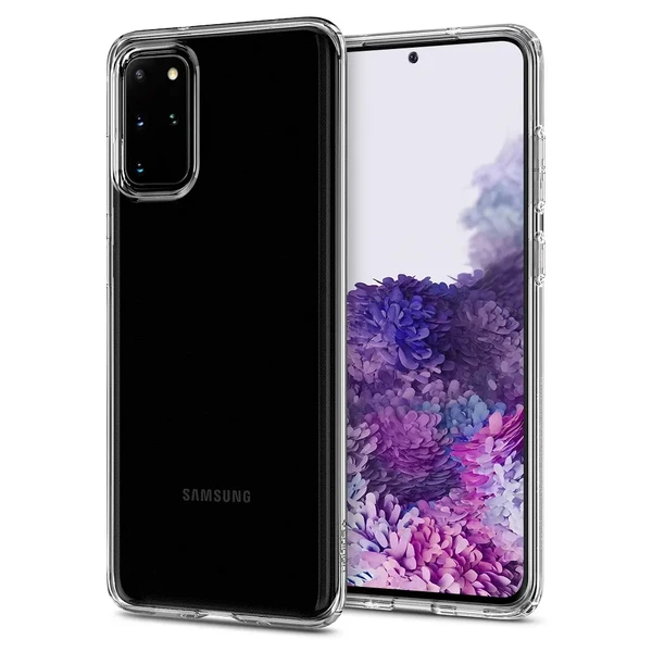 Чохол для Samsung Galaxy S20 + Spigen Liquid Crystal Case Matte Black