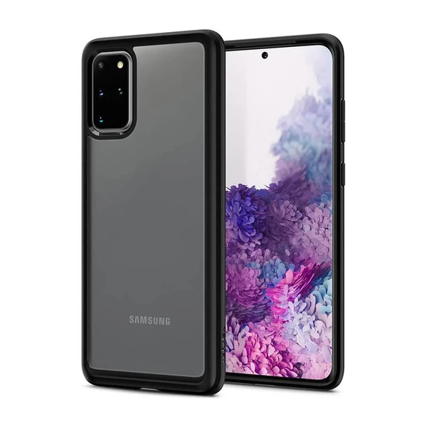 Чохол для Samsung Galaxy S20 + Spigen Ultra Hybrid Matte Black